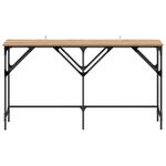 Casa si Gradina - Mobilier - Comode si corpuri - Console - Masa de consola stejar artizanal 140 x 29 x 75 cm Lemn compozit - Infinity.ro