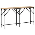 Casa si Gradina - Mobilier - Comode si corpuri - Console - Masa de consola stejar artizanal 140 x 29 x 75 cm Lemn compozit - Infinity.ro