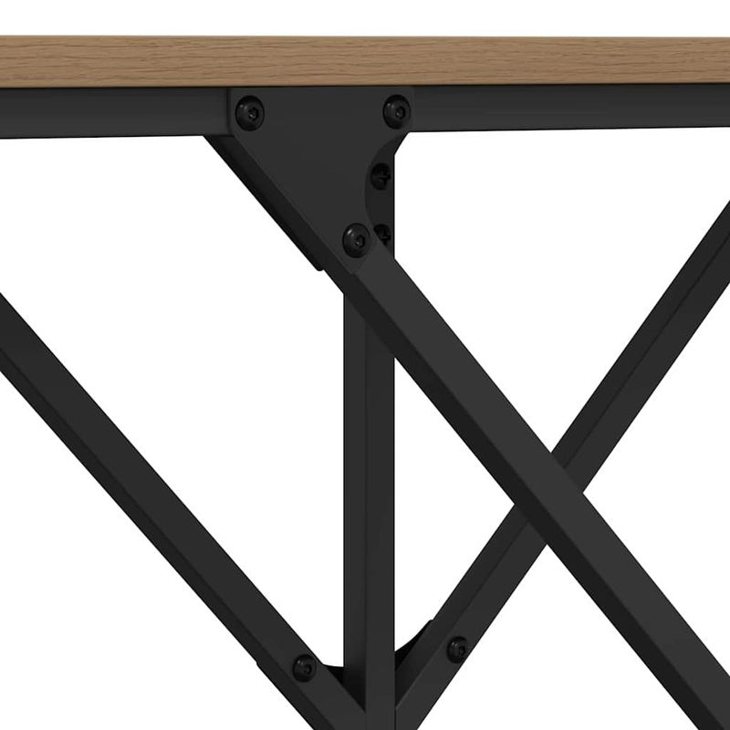 Casa si Gradina - Mobilier - Comode si corpuri - Console - Masa de consola stejar artizanal 140 x 29 x 75 cm Lemn compozit - Infinity.ro