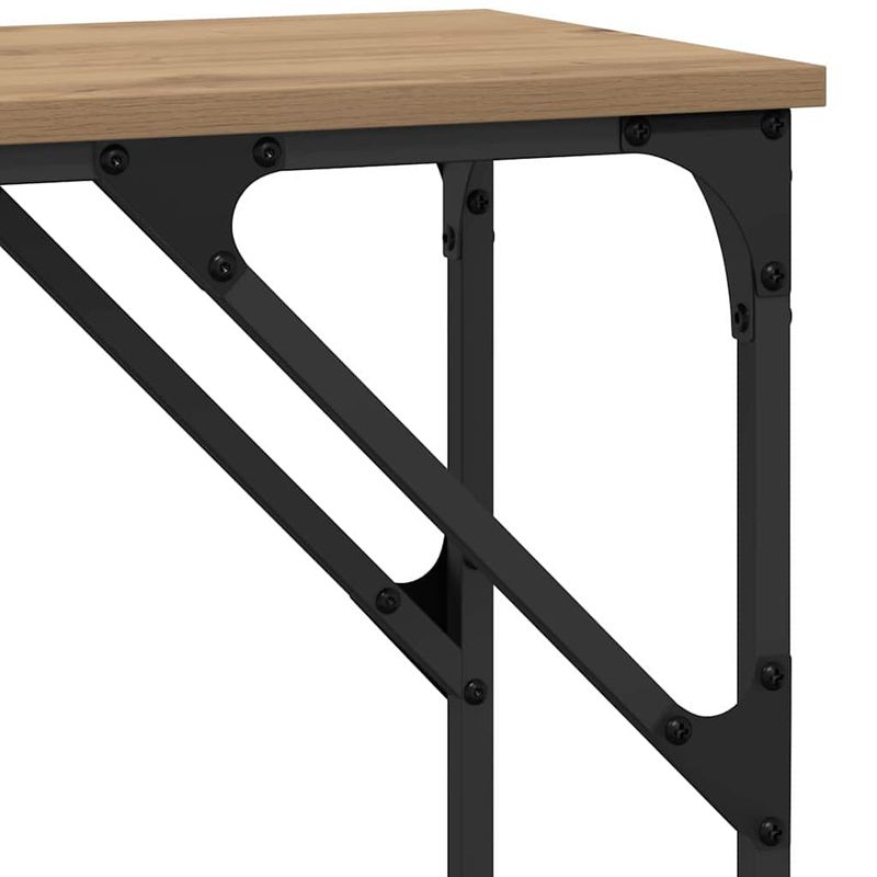 Casa si Gradina - Mobilier - Comode si corpuri - Console - Masa de consola stejar artizanal 140 x 29 x 75 cm Lemn compozit - Infinity.ro