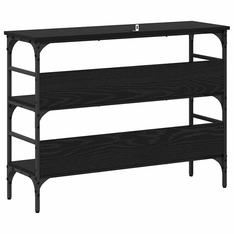 Casa si Gradina - Mobilier - Comode si corpuri - Console - Masa de consola Stejar negru 100 x 32 x 75 cm Lemn compozit - Infinity.ro