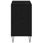 Casa si Gradina - Mobilier - Mobilier baie - Corpuri baie - Dulap de Baie cu usa Stejar negru 80 x 33 x 60 cm Lemn compozit - Infinity.ro