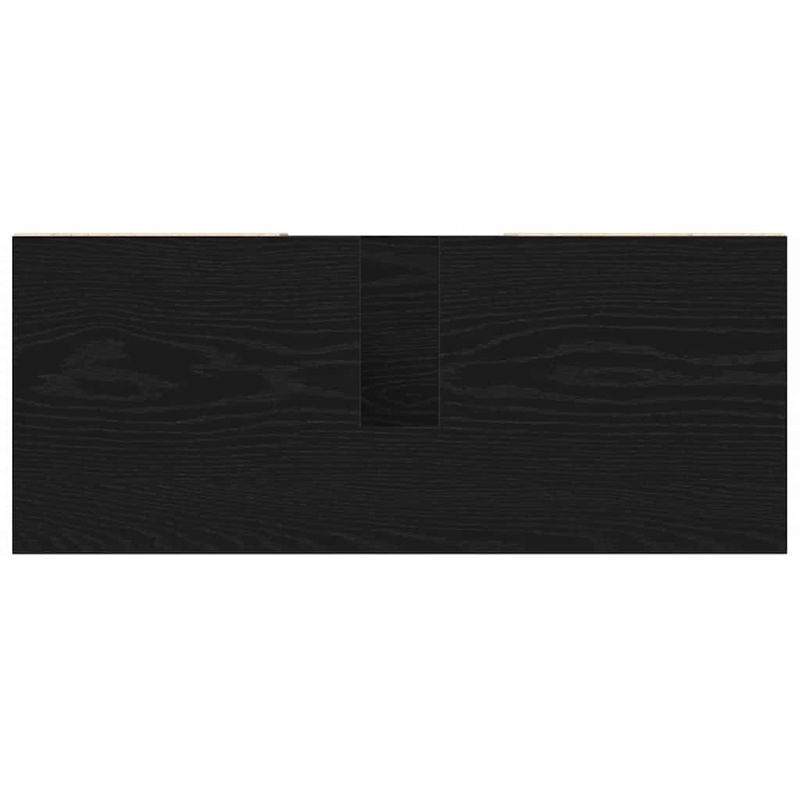 Casa si Gradina - Mobilier - Mobilier baie - Corpuri baie - Dulap de Baie cu usa Stejar negru 80 x 33 x 60 cm Lemn compozit - Infinity.ro