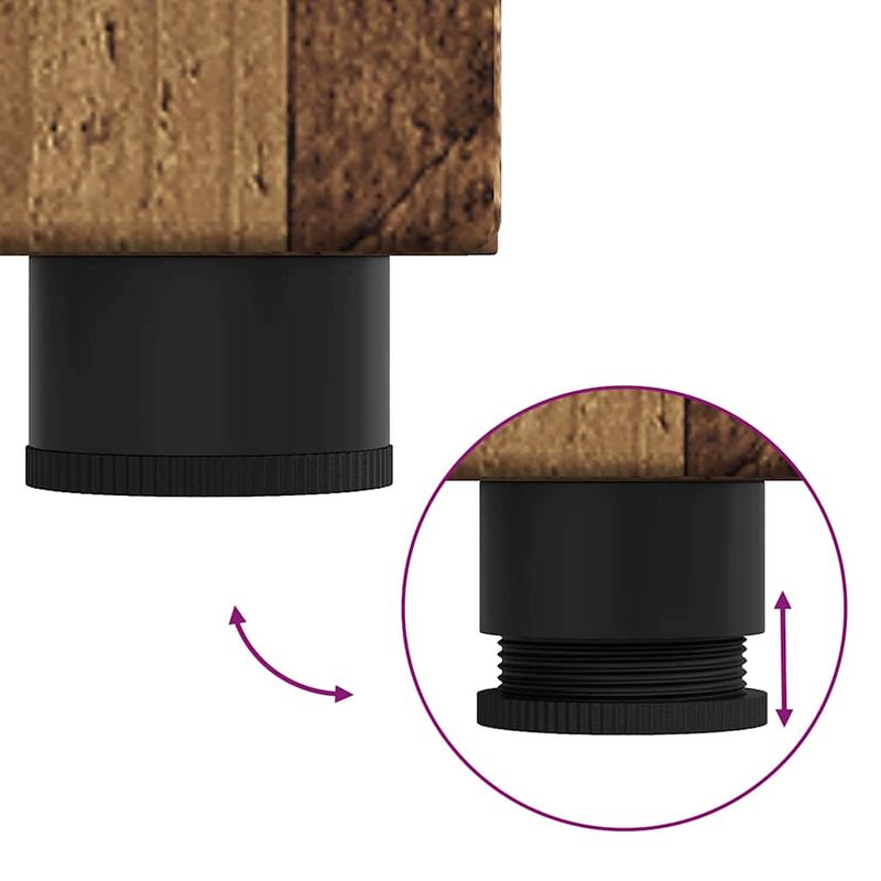 Casa si Gradina - Mobilier - Mobilier baie - Corpuri baie - Cabinet pentru chiuveta de baie Lemn vechi 60 x 34 x 63 cm - Infinity.ro