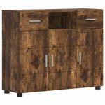 Casa si Gradina - Mobilier - Comode si corpuri - Comode - Bufet cu sertar Stejar afumat 88.5 x 30.5 x 73 cm Lemn compozit - Infinity.ro