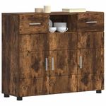 Casa si Gradina - Mobilier - Comode si corpuri - Comode - Bufet cu sertar Stejar afumat 88.5 x 30.5 x 73 cm Lemn compozit - Infinity.ro