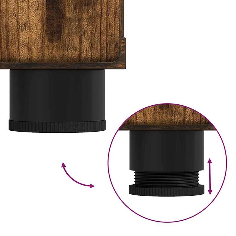 Casa si Gradina - Mobilier - Seturi de mobilier - Seturi living - Bufet cu sertar Stejar afumat 88.5 x 30.5 x 73 cm Lemn compozit - Infinity.ro