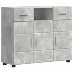 Casa si Gradina - Mobilier - Comode si corpuri - Comode - Bufet cu sertar Gri beton 88.5 x 30.5 x 73 cm Lemn compozit - Infinity.ro