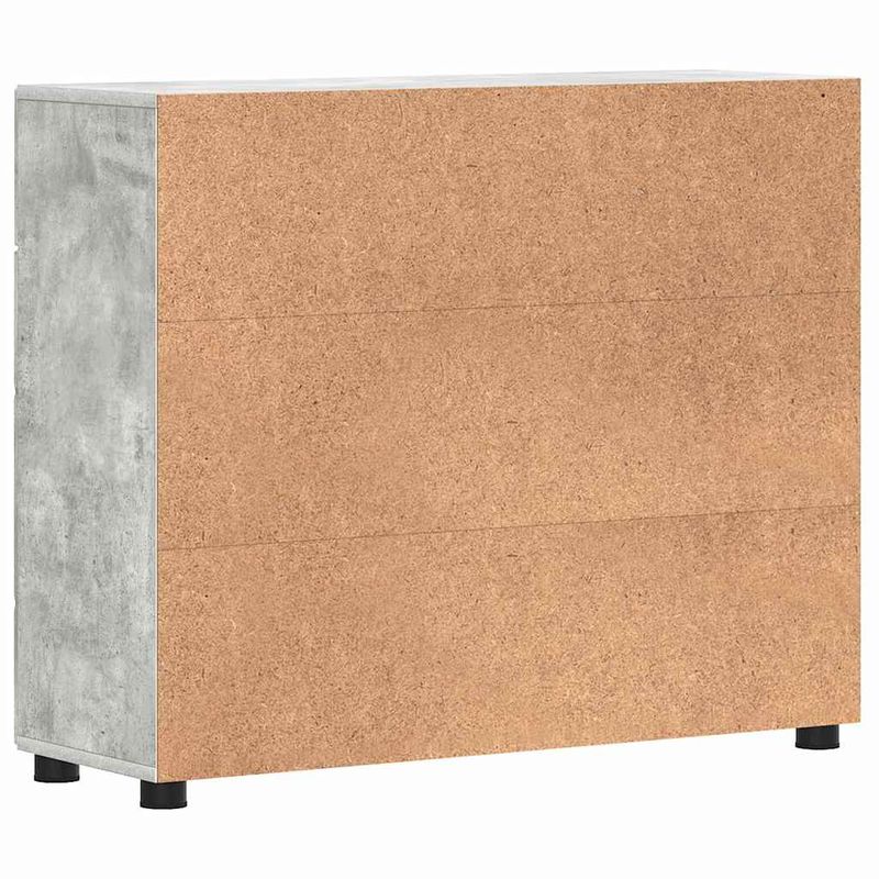 Casa si Gradina - Mobilier - Seturi de mobilier - Seturi living - Bufet cu sertar Gri beton 88.5 x 30.5 x 73 cm Lemn compozit - Infinity.ro