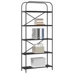 Casa si Gradina - Mobilier - Biblioteci si rafturi - Biblioteci - Raft pentru carti Stejar negru 80 x 30 x 183 cm Lemn compozit - Infinity.ro