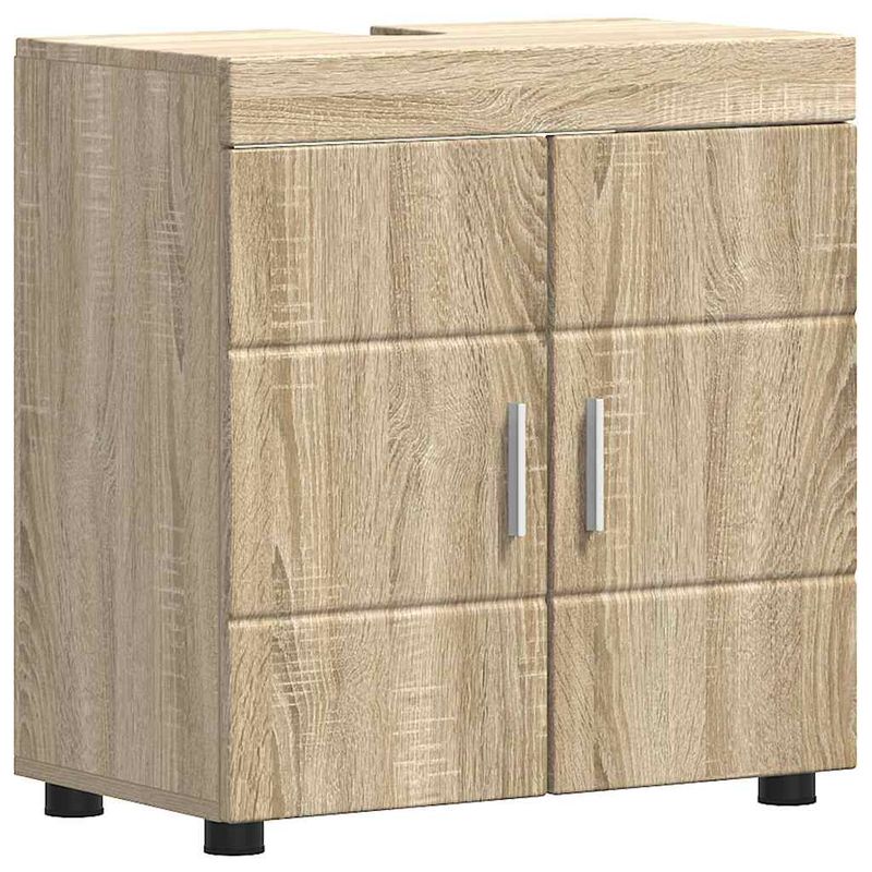 Casa si Gradina - Mobilier - Mobilier baie - Corpuri baie - Cabinet pentru chiuveta de baie Stejar sonoma 60 x 34 x 63 cm - Infinity.ro
