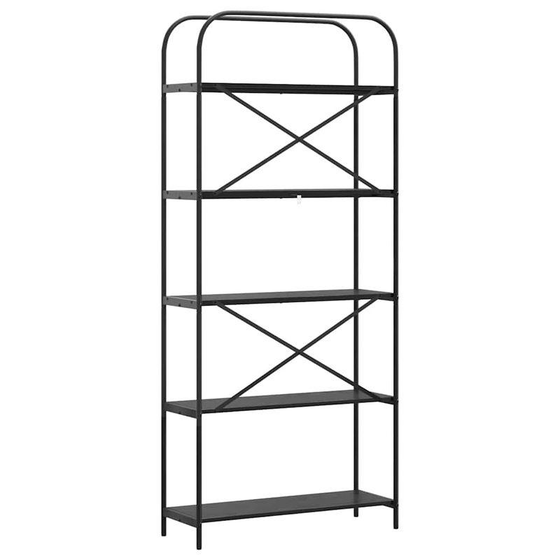 Casa si Gradina - Mobilier - Biblioteci si rafturi - Biblioteci - Raft pentru carti Stejar negru 80 x 30 x 183 cm Lemn compozit - Infinity.ro