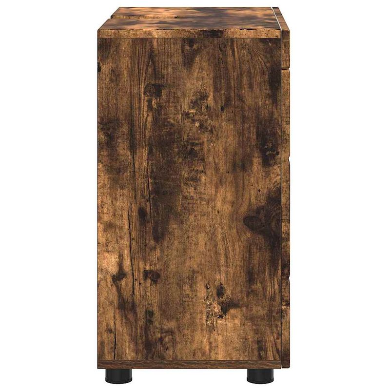 Casa si Gradina - Mobilier - Mobilier baie - Corpuri baie - Cabinet pentru chiuveta de baie Stejar afumat 60 x 34 x 63 cm - Infinity.ro