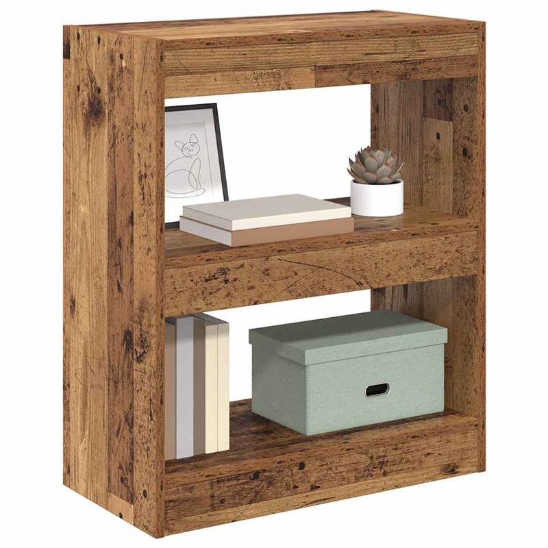 Casa si Gradina - Mobilier - Biblioteci si rafturi - Biblioteci - Dulap pentru carti Lemn vechi 60 x 30 x 72 cm Lemn compozit - Infinity.ro