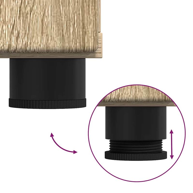 Casa si Gradina - Mobilier - Seturi de mobilier - Seturi living - Bufet cu sertar Stejar sonoma 88.5 x 30.5 x 73 cm Lemn compozit - Infinity.ro