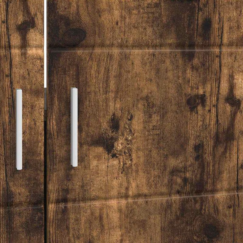 Casa si Gradina - Mobilier - Mobilier baie - Corpuri baie - Cabinet pentru chiuveta de baie Stejar afumat 60 x 34 x 63 cm - Infinity.ro