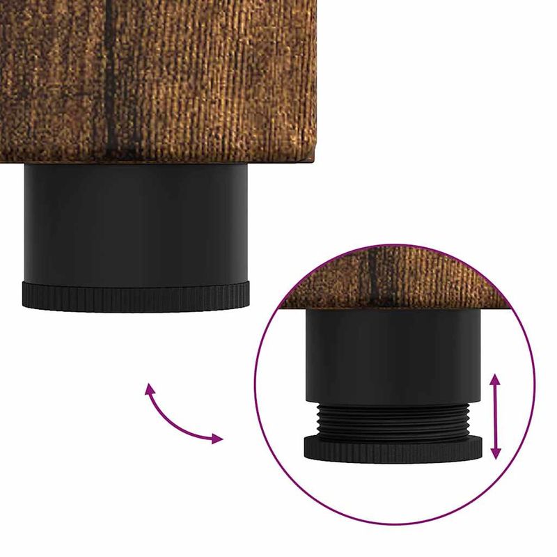 Casa si Gradina - Mobilier - Mobilier baie - Corpuri baie - Cabinet pentru chiuveta de baie Stejar afumat 60 x 34 x 63 cm - Infinity.ro