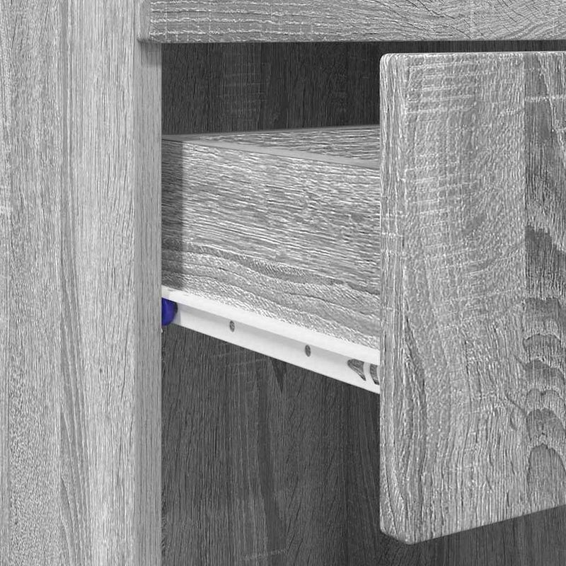 Casa si Gradina - Mobilier - Mobilier baie - Corpuri baie - Dulap de Baie cu usa sonoma gri 37 x 31.5 x 82 cm Lemn compozit - Infinity.ro