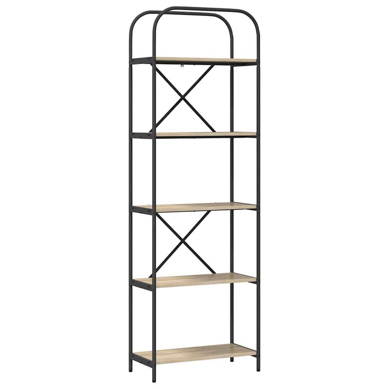 Casa si Gradina - Mobilier - Biblioteci si rafturi - Biblioteci - Raft pentru carti Stejar sonoma 60 x 30 x 183 cm Lemn compozit - Infinity.ro