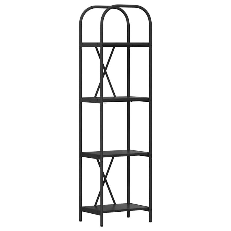 Casa si Gradina - Mobilier - Biblioteci si rafturi - Biblioteci - Raft pentru carti Stejar negru 40 x 30 x 146 cm Lemn compozit - Infinity.ro