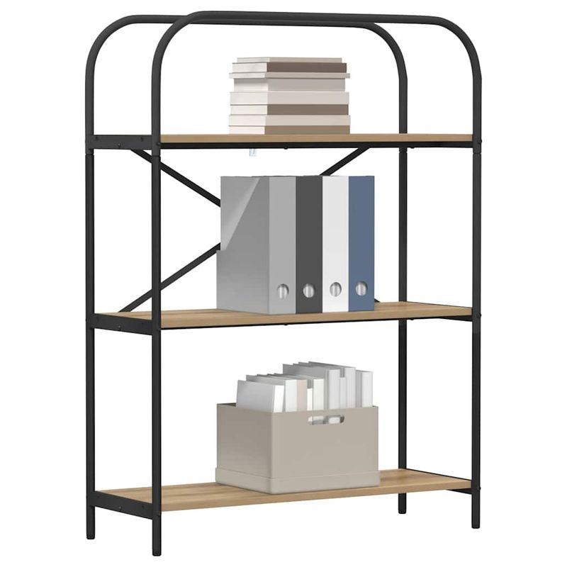 Casa si Gradina - Mobilier - Biblioteci si rafturi - Biblioteci - Raft pentru carti stejar artizanal 80 x 30 x 109 cm - Infinity.ro