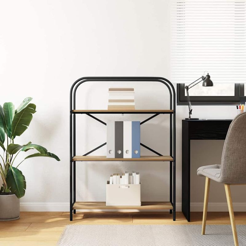 Casa si Gradina - Mobilier - Biblioteci si rafturi - Biblioteci - Raft pentru carti stejar artizanal 80 x 30 x 109 cm - Infinity.ro