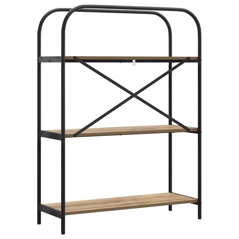 Casa si Gradina - Mobilier - Biblioteci si rafturi - Biblioteci - Raft pentru carti stejar artizanal 80 x 30 x 109 cm - Infinity.ro