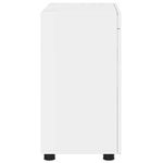 Casa si Gradina - Mobilier - Mobilier baie - Corpuri baie - Cabinet pentru chiuveta de baie cu depozitare Alb foarte lucios - Infinity.ro