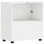 Casa si Gradina - Mobilier - Mobilier baie - Corpuri baie - Cabinet pentru chiuveta de baie cu depozitare Alb foarte lucios - Infinity.ro