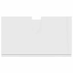 Casa si Gradina - Mobilier - Mobilier baie - Corpuri baie - Cabinet pentru chiuveta de baie cu depozitare Alb foarte lucios - Infinity.ro