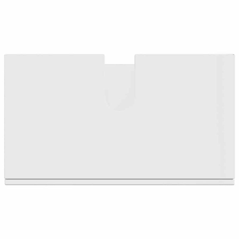 Casa si Gradina - Mobilier - Mobilier baie - Corpuri baie - Cabinet pentru chiuveta de baie cu depozitare Alb foarte lucios - Infinity.ro