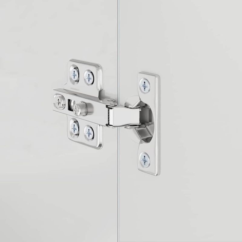 Casa si Gradina - Mobilier - Mobilier baie - Corpuri baie - Cabinet pentru chiuveta de baie cu depozitare Alb foarte lucios - Infinity.ro