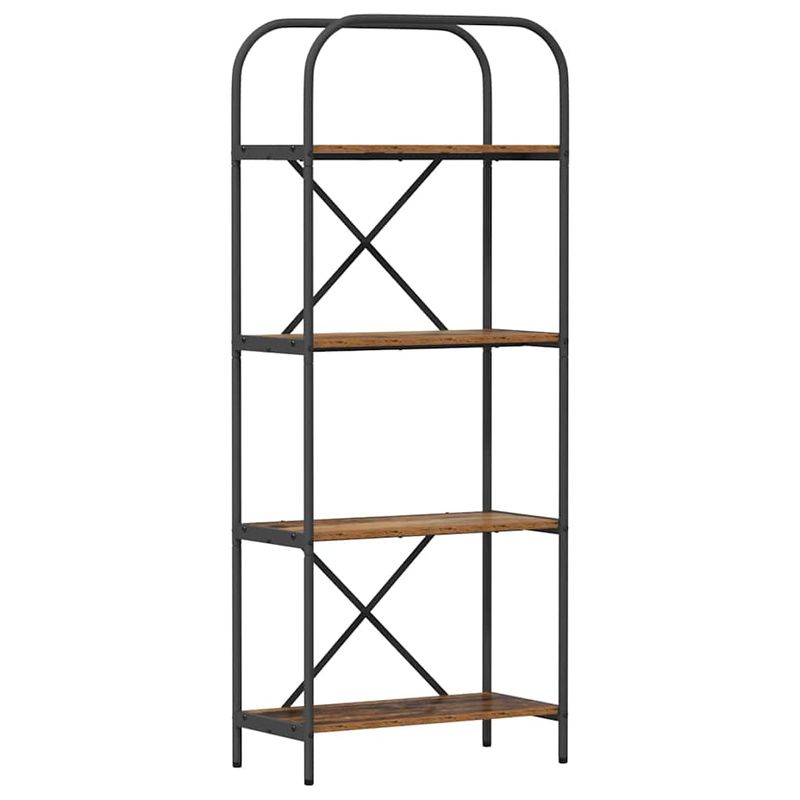 Casa si Gradina - Mobilier - Biblioteci si rafturi - Biblioteci - Raft pentru carti Lemn vechi 60 x 30 x 146 cm Lemn compozit - Infinity.ro