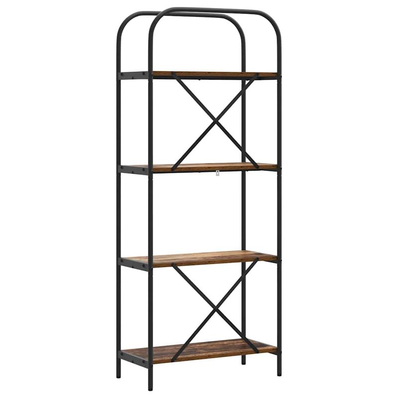 Casa si Gradina - Mobilier - Biblioteci si rafturi - Biblioteci - Raft pentru carti Lemn vechi 60 x 30 x 146 cm Lemn compozit - Infinity.ro