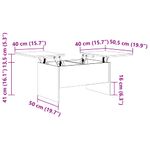 Casa si Gradina - Mobilier - Mese si birouri - Masute de cafea - Masa de cafea Lemn vechi 80 x 50.5 x 42.5 cm Lemn compozit - Infinity.ro