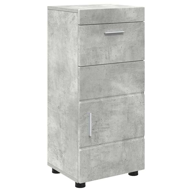 Casa si Gradina - Mobilier - Mobilier baie - Corpuri baie - Dulap de Baie cu usa Gri beton 37 x 31.5 x 82 cm Lemn compozit - Infinity.ro