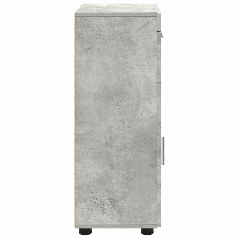 Casa si Gradina - Mobilier - Mobilier baie - Corpuri baie - Dulap de Baie cu usa Gri beton 37 x 31.5 x 82 cm Lemn compozit - Infinity.ro