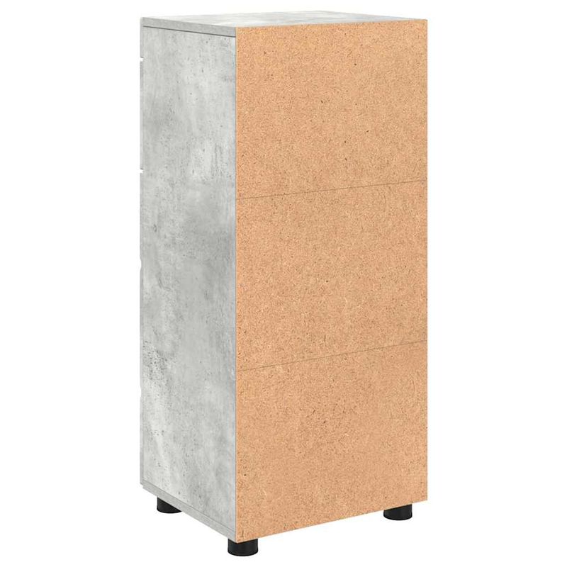 Casa si Gradina - Mobilier - Mobilier baie - Corpuri baie - Dulap de Baie cu usa Gri beton 37 x 31.5 x 82 cm Lemn compozit - Infinity.ro