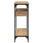 Casa si Gradina - Mobilier - Comode si corpuri - Console - Masa de consola stejar artizanal 100 x 29 x 75 cm Lemn compozit - Infinity.ro