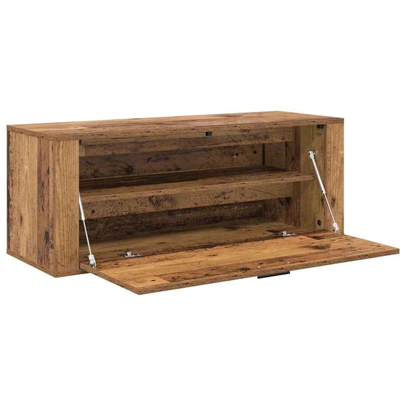Casa si Gradina - Mobilier - Organizare si depozitare - Organizator incaltaminte - Dulap pentru pantofi Lemn vechi 100 x 35 x 38 cm Lemn compozit - Infinity.ro