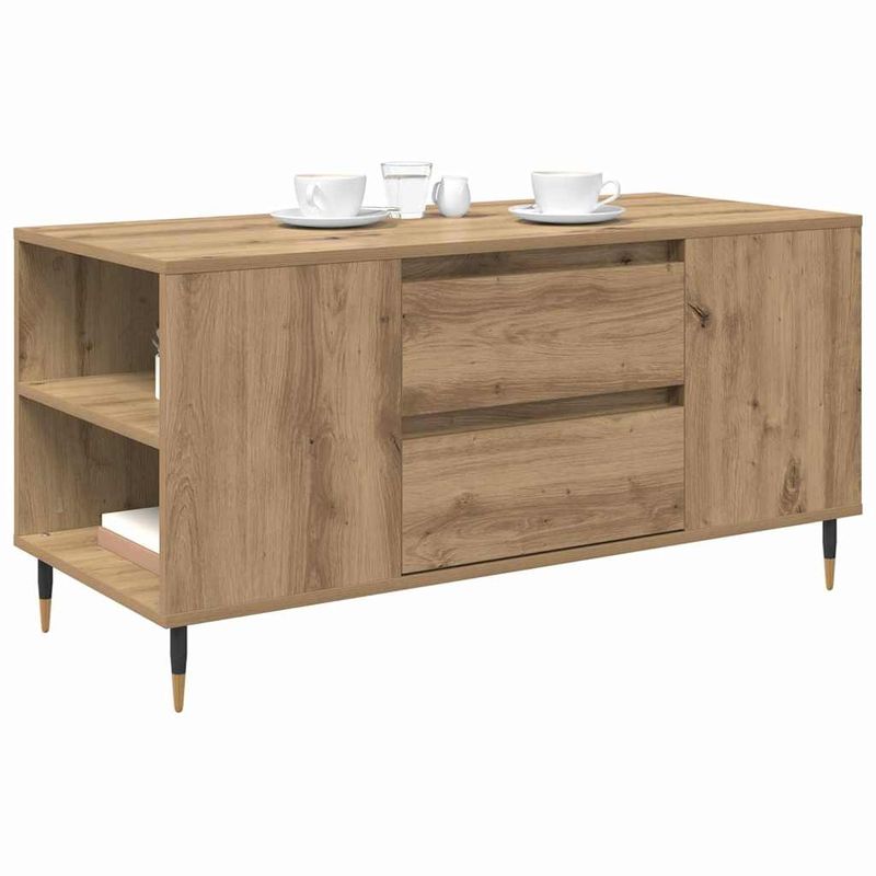 Casa si Gradina - Mobilier - Mese si birouri - Masute de cafea - Masa de cafea stejar artizanal 102 x 44.5 x 50 cm Lemn compozit - Infinity.ro