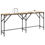Casa si Gradina - Mobilier - Comode si corpuri - Console - Masa de consola stejar artizanal 180 x 29 x 75 cm Lemn compozit - Infinity.ro