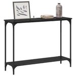 Casa si Gradina - Mobilier - Comode si corpuri - Console - Masa de consola Stejar negru 101 x 30.5 x 75 cm Lemn compozit - Infinity.ro