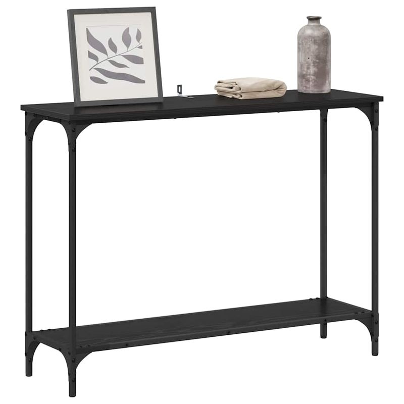 Casa si Gradina - Mobilier - Comode si corpuri - Console - Masa de consola Stejar negru 101 x 30.5 x 75 cm Lemn compozit - Infinity.ro
