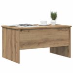 Casa si Gradina - Mobilier - Mese si birouri - Masute de cafea - Masa de cafea stejar artizanal 80 x 50.5 x 42.5 cm - Infinity.ro