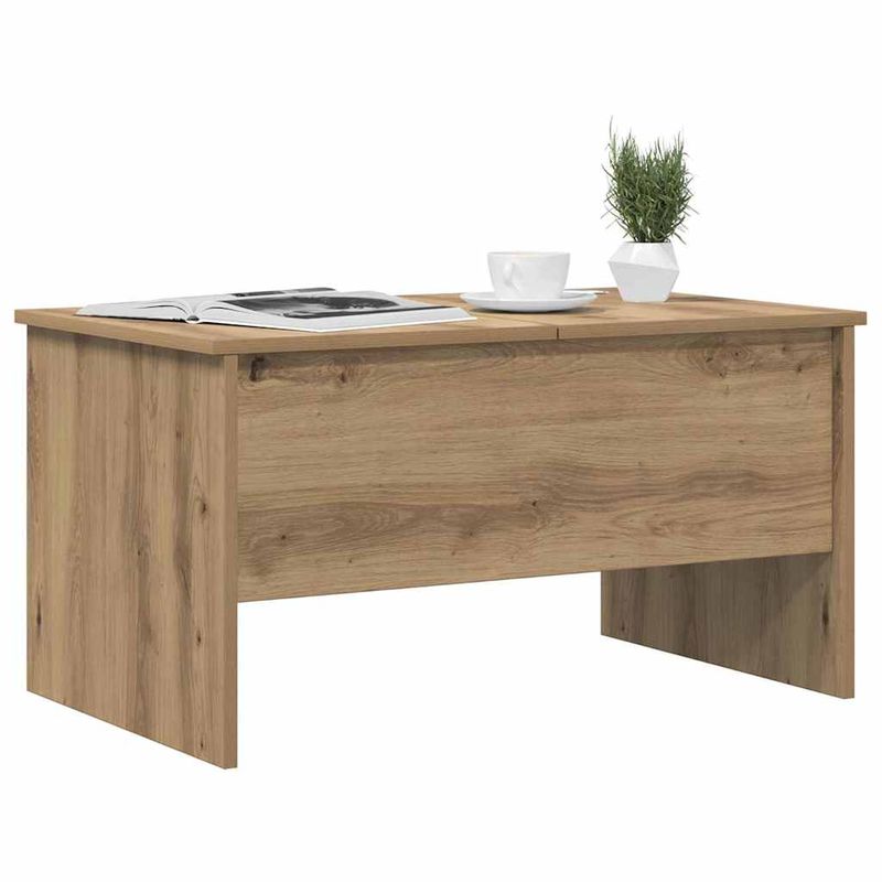 Casa si Gradina - Mobilier - Mese si birouri - Masute de cafea - Masa de cafea stejar artizanal 80 x 50.5 x 42.5 cm - Infinity.ro
