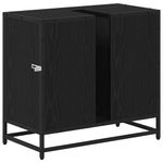 Casa si Gradina - Mobilier - Mobilier baie - Comode baie - Dulap pentru Chiuveta de Baie Stejar negru 65 x 33 x 60 cm - Infinity.ro