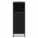 Casa si Gradina - Mobilier - Mobilier baie - Comode baie - Dulap de Baie Stejar negru 35 x 37.5 x 100 cm Lemn compozit - Infinity.ro
