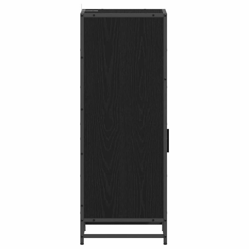 Casa si Gradina - Mobilier - Mobilier baie - Comode baie - Dulap de Baie Stejar negru 35 x 37.5 x 100 cm Lemn compozit - Infinity.ro