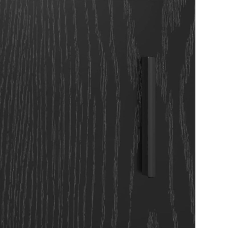 Casa si Gradina - Mobilier - Mobilier baie - Comode baie - Dulap de Baie Stejar negru 35 x 37.5 x 100 cm Lemn compozit - Infinity.ro